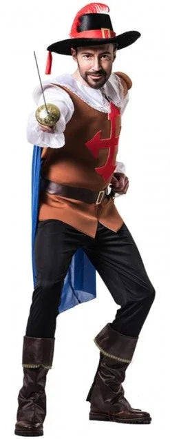 Disfraz de Mosquetero D'Artagnan para Hombre Mosqueteros El Rey del Carnaval